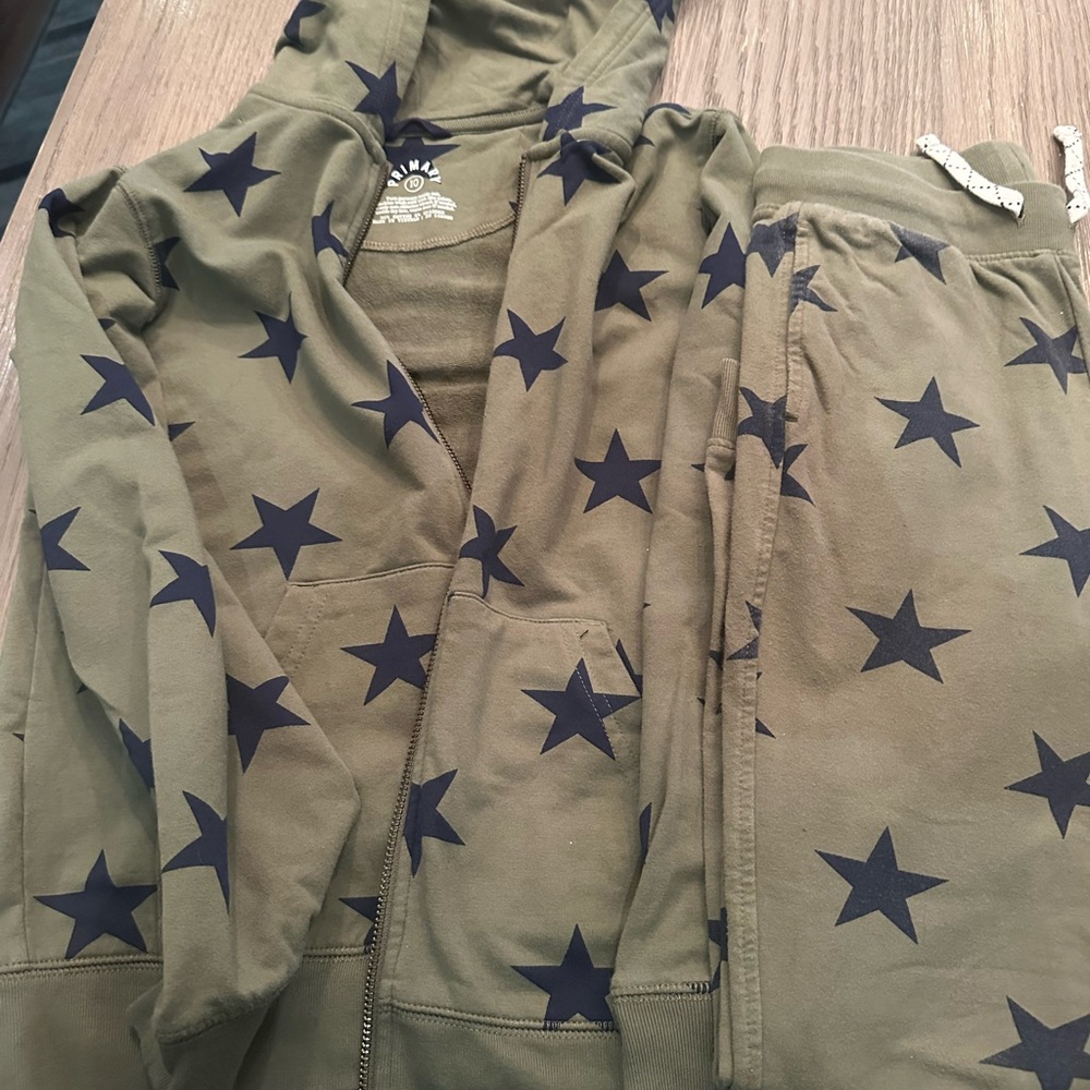 Primary green stars set size 10